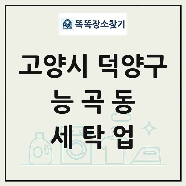 경기도 고양시 덕양구 능곡동 세탁소 빨래방 세탁업 목록 및 상세정보 썸네일