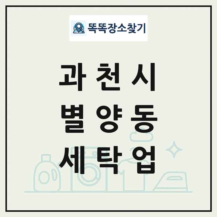 경기도 과천시 별양동 세탁소 빨래방 세탁업 목록 및 상세정보 썸네일