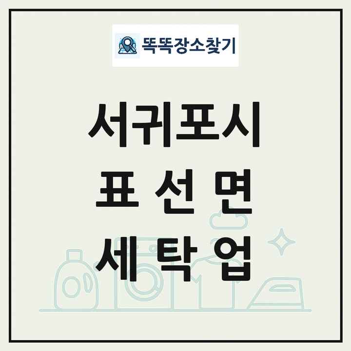 제주특별자치도 서귀포시 표선면 세탁소 빨래방 세탁업 목록 및 상세정보 썸네일