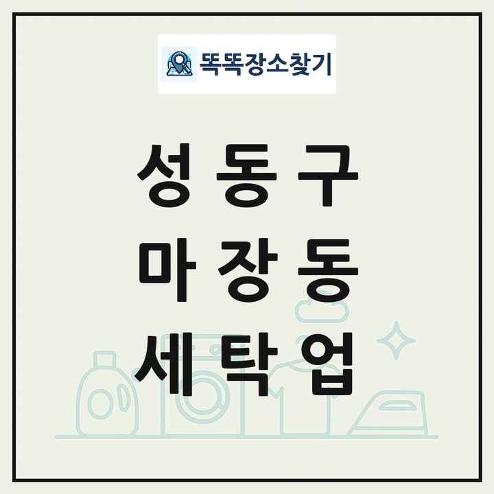 서울특별시 성동구 마장동 세탁소 빨래방 세탁업 목록 및 상세정보 썸네일