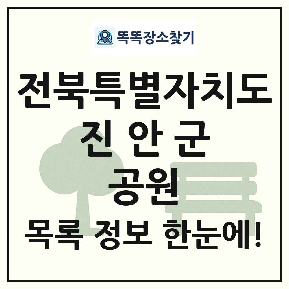 진안군 소공원 목록 및 정보