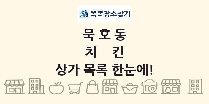 묵호동 치킨 상가 목록 및 정보