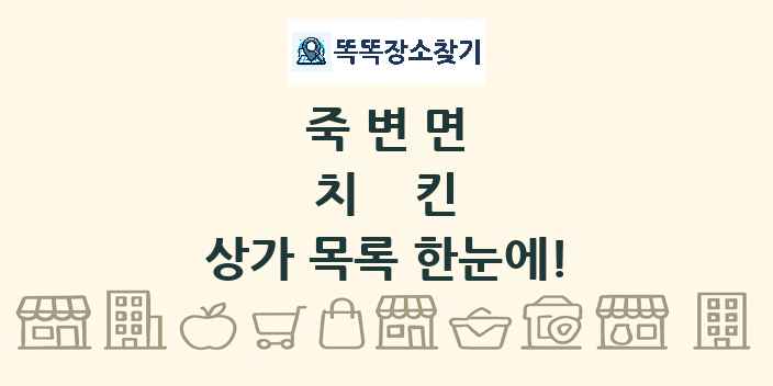 죽변면 치킨 상가 목록 및 정보