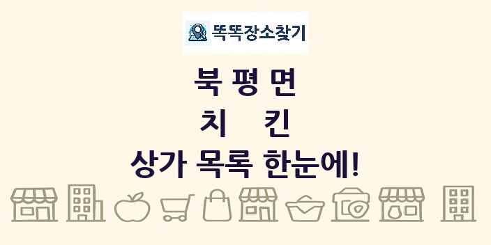 북평면 치킨 상가 목록 및 정보