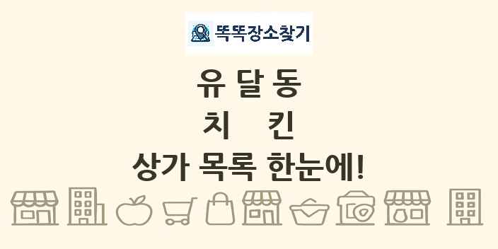 유달동 치킨 상가 목록 및 정보