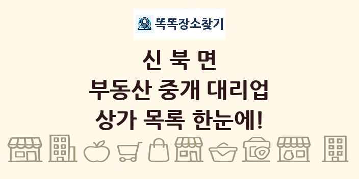 신북면 부동산 중개 대리업 상가 목록 및 정보
