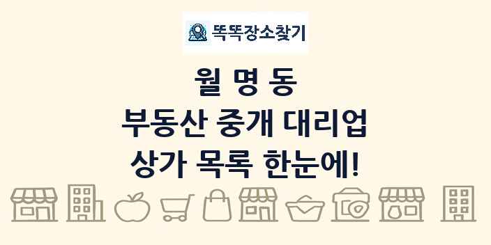 월명동 부동산 중개 대리업 상가 목록 및 정보