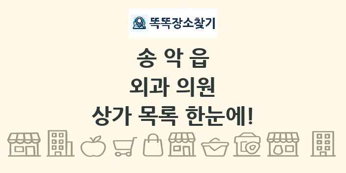 송악읍 외과 의원 상가 목록 및 정보