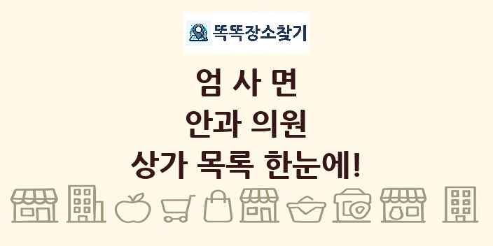 엄사면 안과 의원 상가 목록 및 정보