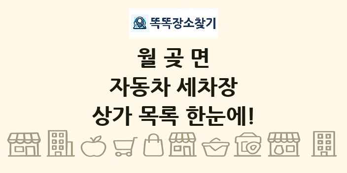 월곶면 자동차 세차장 상가 목록 및 정보