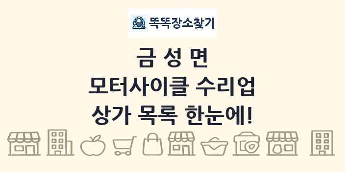 금성면 모터사이클 수리업 상가 목록 및 정보