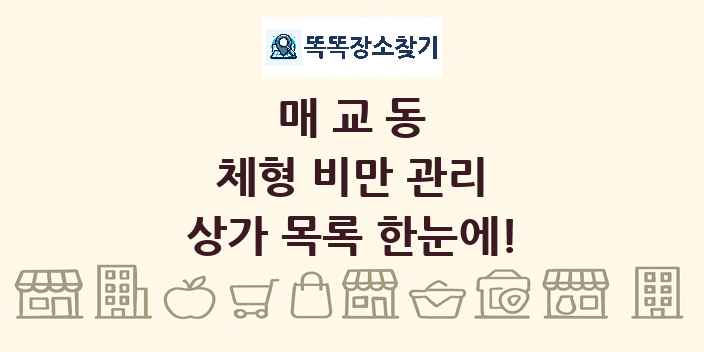 매교동 체형 비만 관리 상가 목록 및 정보